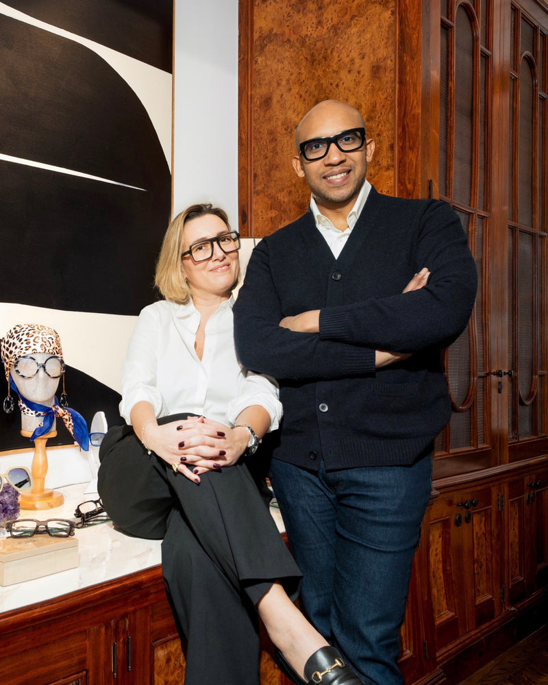 Idriss Nestor and Federica Scala, OPR Eyewear founders