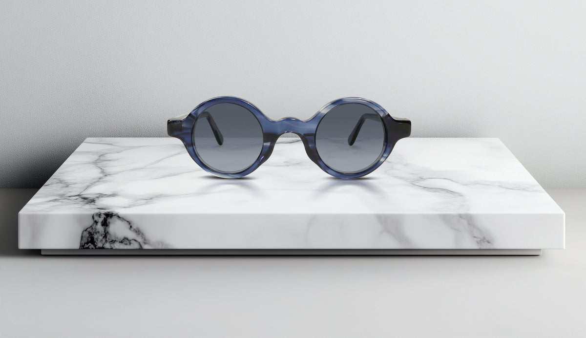 OPR Eyewear The Ottavio Sunglasses – Bold Square Italian Acetate Frames in Matte Black with Polarized Lenses