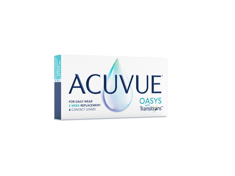 Acuvue Oasys Transitions Contacts, 6 Pack